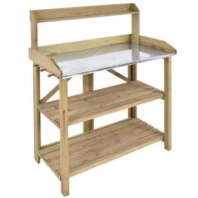 Garden Wooden Plant Bench Work Station