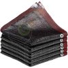 Shade Cloth  236*393in  - Garden Shade Mesh Netting with Grommets Outdoor Sun Shade Cover for Pergola Patio Plants Greenhouse Chicken Coop Black Shadi