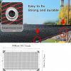 Shade Cloth  236*393in  - Garden Shade Mesh Netting with Grommets Outdoor Sun Shade Cover for Pergola Patio Plants Greenhouse Chicken Coop Black Shadi