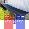 Shade Cloth  236*393in  - Garden Shade Mesh Netting with Grommets Outdoor Sun Shade Cover for Pergola Patio Plants Greenhouse Chicken Coop Black Shadi