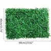 Artificial Boxwood Panel 12pcs Boxwood Hedge Wall Panels Artificial Grass Backdrop Wall 24X16 4cm Green Grass Wall