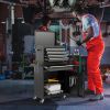 2-in-1 Rolling Tool Chest with 5 Sliding Lockable Drawers